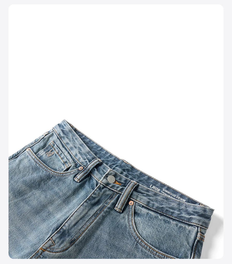 Vintage Wash Bootcut Jeans